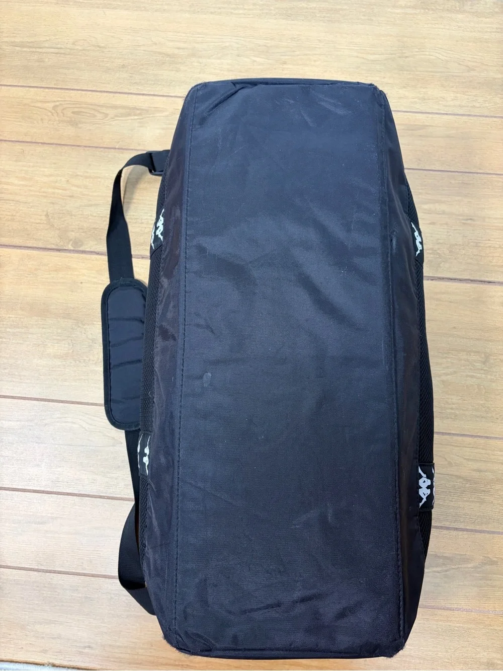 Kappa Angan Large Black Duffel Bag